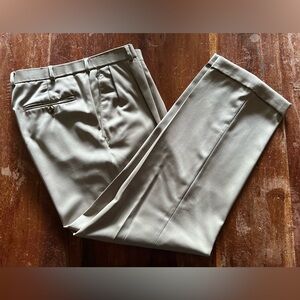Pleated and Cuffed Slacks | Brooks Brothers | 34” X 30” | Khaki